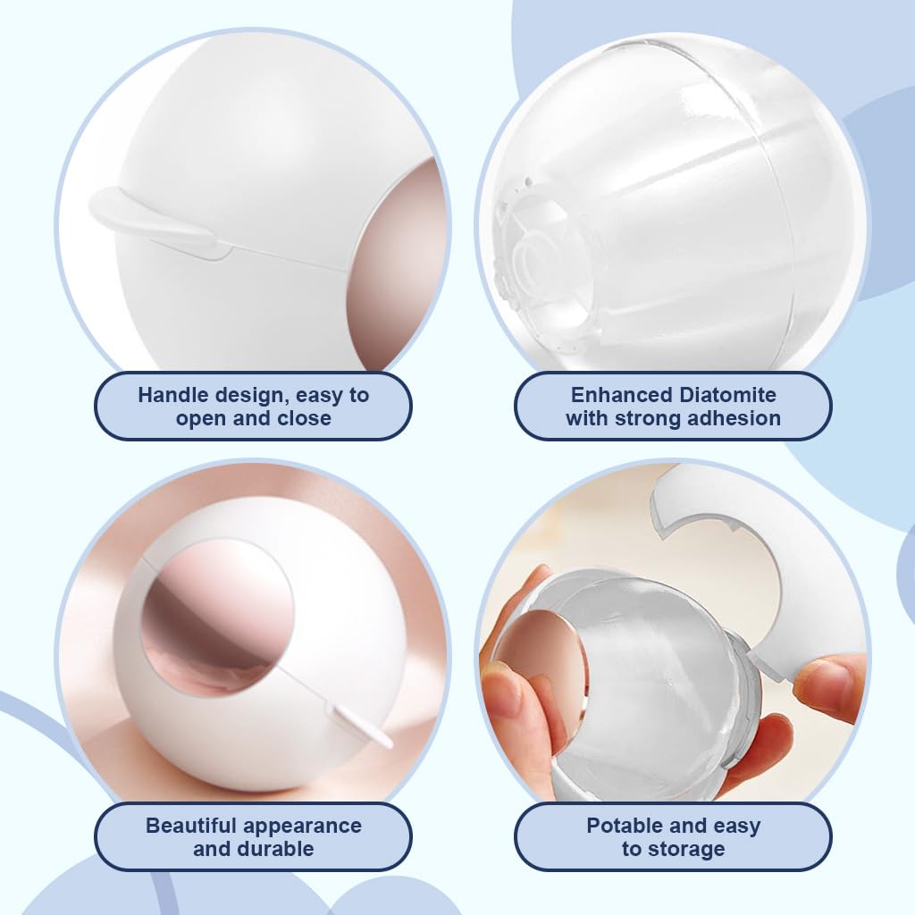 MAYCREATE Washable Reusable Lint Roller Ball, Portable Gel Lint Roller for Pet Hair Remover Tool, Washable Lint Roller Fur Lint Remover for Clothes, Furniture, Carpet, Bed, Sofa, White MAYCREATE Washable Reusable Lint Roller Ball, Portable Gel Lint Roller for Pet Hair Remover Tool, Washable Lint Roller Fur Lint Remover for Clothes, Furniture, Carpet, Bed, Sofa, White